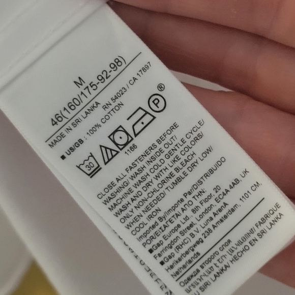 NEW Oversized Banana Republic white collared shirt NWT Women's Medium Layering - Picture 2 of 8